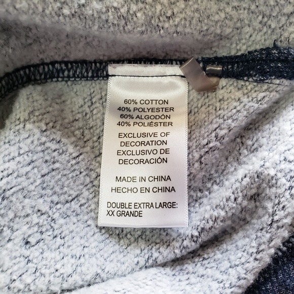 *SOLD* Tommy Bahama Blue Contrast Fleece Lounge Shirt XXL - Picture 4 of 8